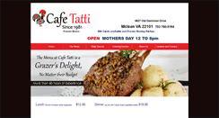 Desktop Screenshot of cafetatti.com